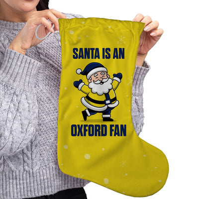 Santa is an Oxford Fan - Christmas Stocking