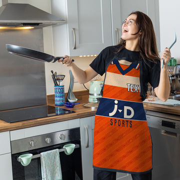 Oldham - 1995 Away Shirt - Personalised Retro Football Adults Apron