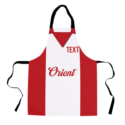 Orient - 1977 Home Shirt - Personalised Retro Football Adults Apron