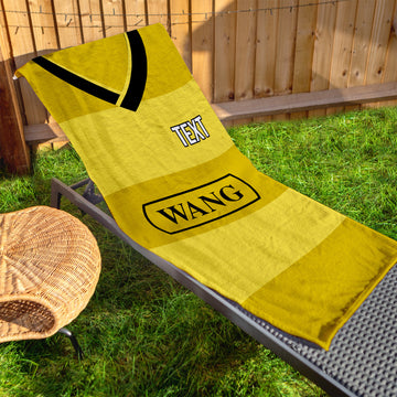 Oxford 1985 Home Shirt - Personalised Lightweight, Microfibre Retro Beach Towel - 150cm x 75cm