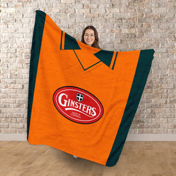 Plymouth Retro 2004 Away Shirt - Personalised Retro Fleece Blanket 150cm X 150cm