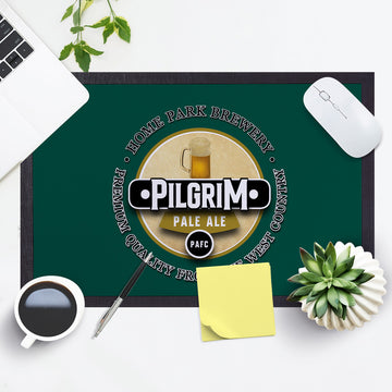 Plymouth Pilgrim  - Football Legends - Door Mat -60cm X 40cm