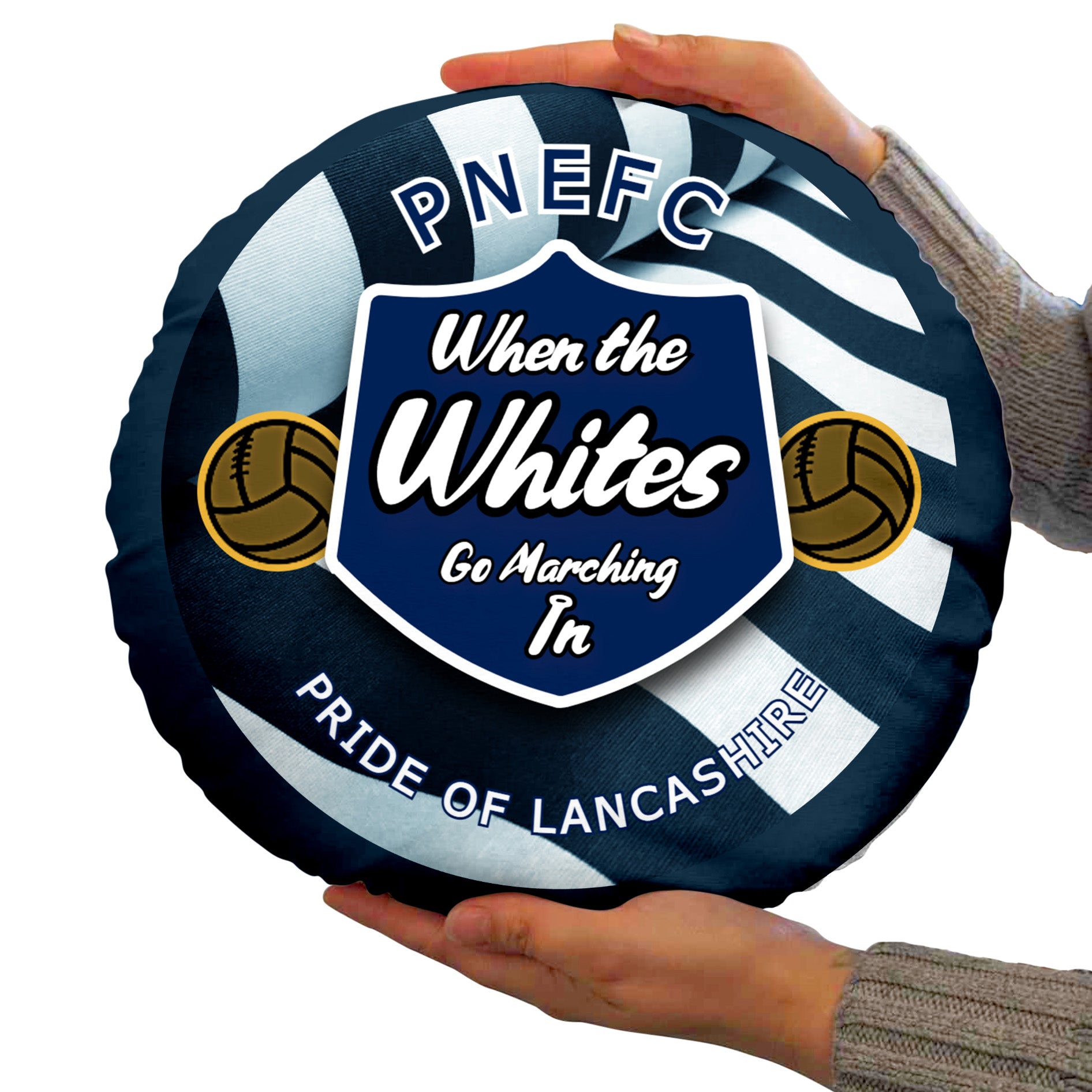 Preston Marching - Football Legends - Circle Cushion 14"