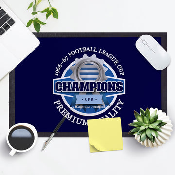 The Hoops CHAMPIONS  - Football Legends - Door Mat -60cm X 40cm