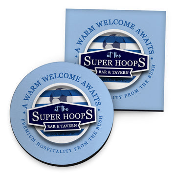 The Hoops SUPER HOOPS - Football Coaster - Square Or Circle