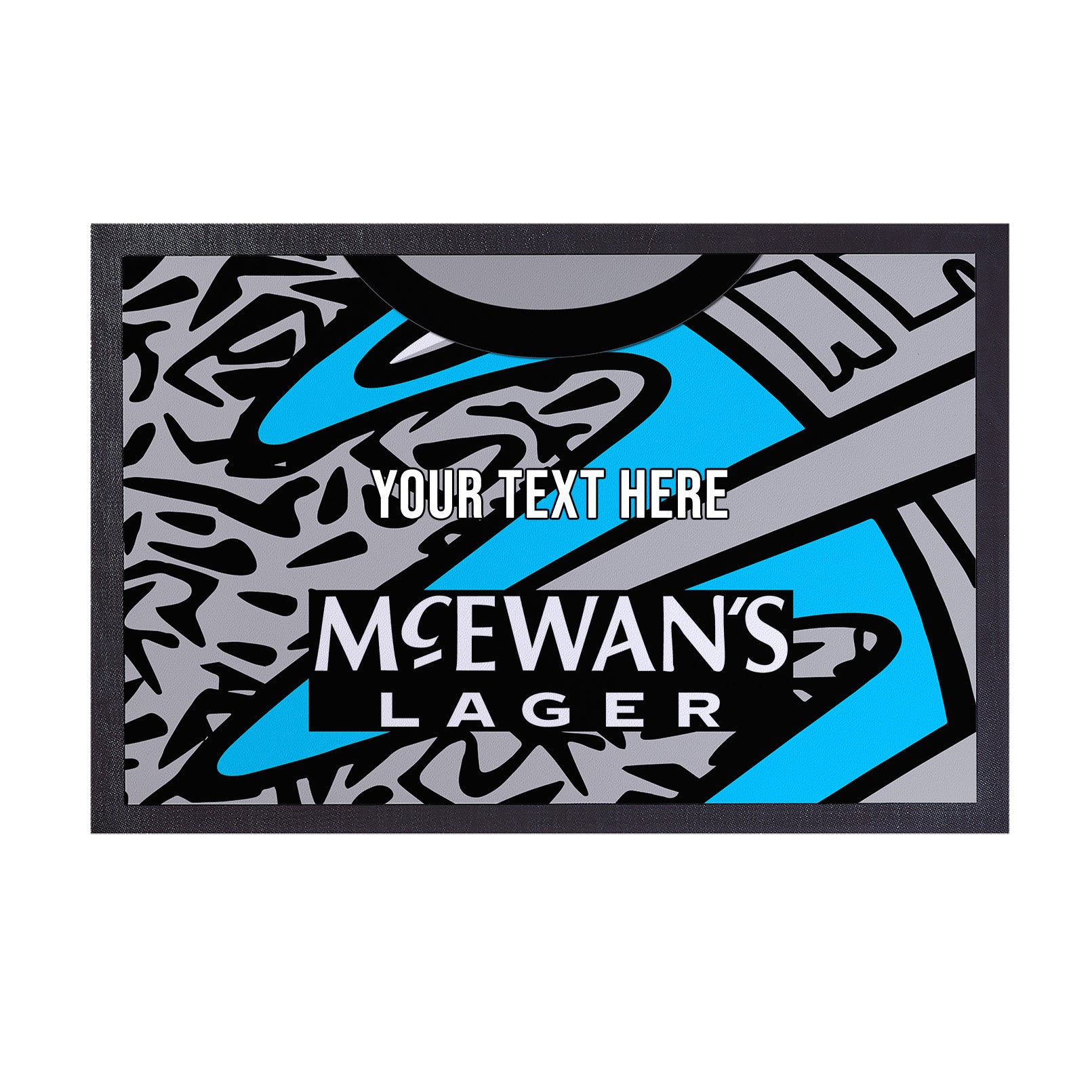 Rangers 1995 Goalkeeper Shirt - Personalised Retro Door Mat - 60cm x 40cm