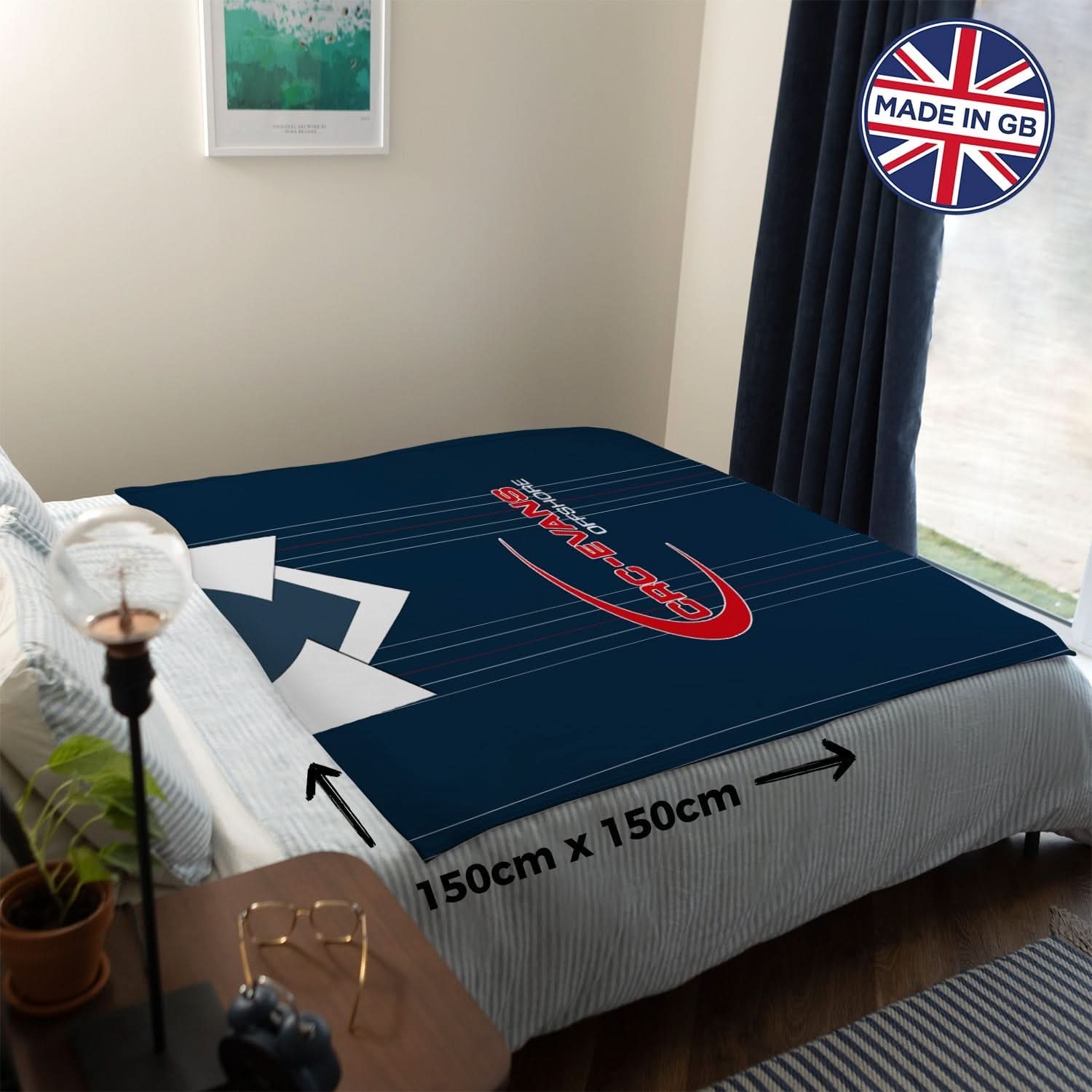 Ross County - 2015 Home - Personalised Retro Fleece Blanket 150cm X 150cm
