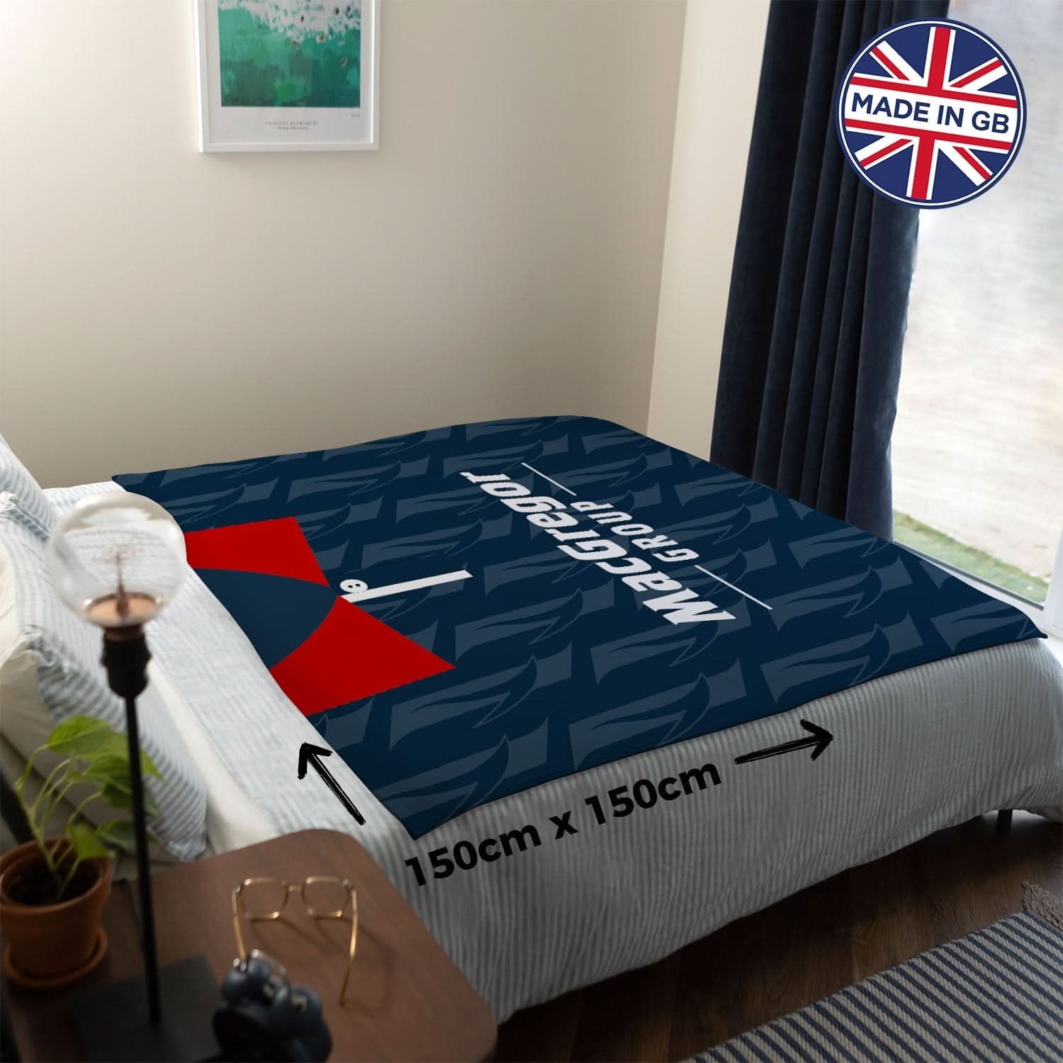 Ross County 1995 Home - Personalised Retro Fleece Blanket 150cm X 150cm
