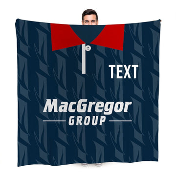 Ross County Retro 1995 Home - Personalised Retro Fleece Blanket 150cm X 150cm