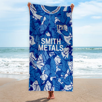 Rochdale 1991 Home Shirt - Personalised Lightweight, Microfibre Retro Beach Towel - 150cm x 75cm