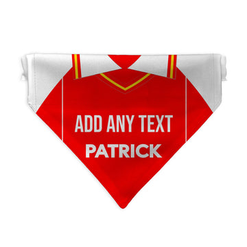 Rotherham 1984 Home Shirt - Personalised Pet Bandana - 4 Sizes