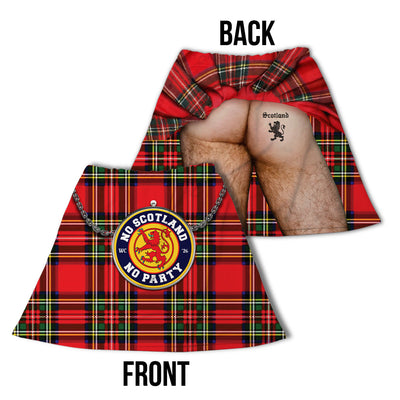 Royal Stewart Tartan (Exposed Behind) Scottish WC26 - Novelty Kilt
