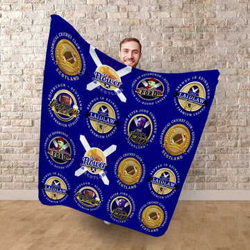 Scotland Rugby Union - Legends Collection - Fleece Blanket 150cm X 150cm