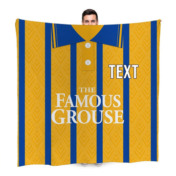 St Johnstone 1994 Away - Personalised Retro Fleece Blanket 150cm X 150cm