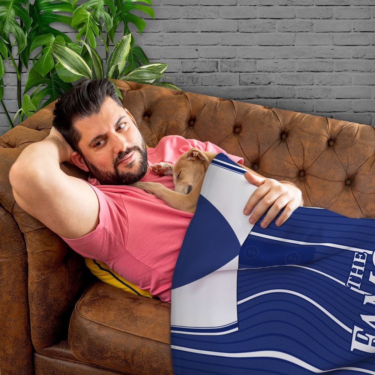 St Johnstone 1997 Home - Personalised Retro Fleece Blanket 150cm X 150cm
