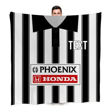 St Mirren Retro 1995 Home - Personalised Retro Fleece Blanket 150cm X 150cm