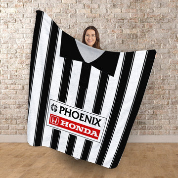 St Mirren Retro 1995 Home - Personalised Retro Fleece Blanket 150cm X 150cm