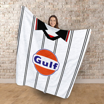 Swansea - 1995 Home Shirt - Personalised Retro Fleece Blanket