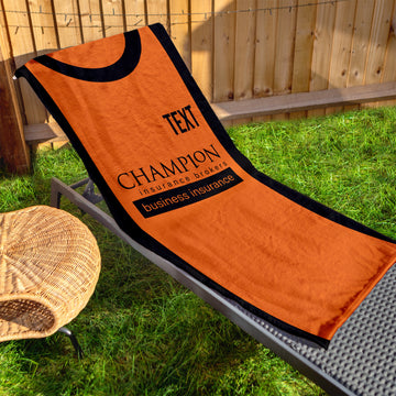 Salford 2013 Home Shirt - Personalised Lightweight, Microfibre Retro Beach Towel - 150cm x 75cm