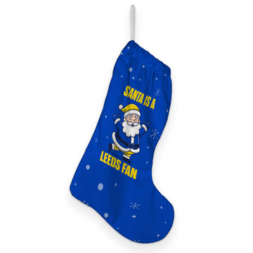 Santa is a Leeds Fan - Christmas Stocking