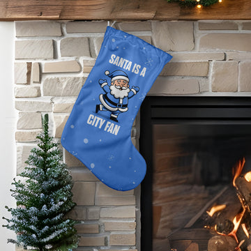 Santa is a City Fan - Christmas Stocking