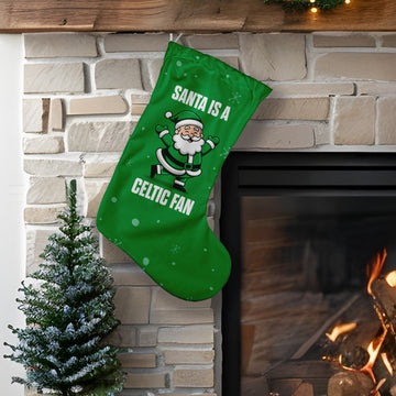 Santa is a Celtic Fan - Christmas Stocking