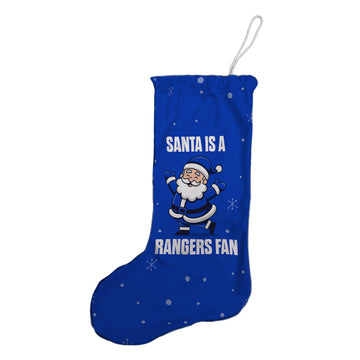 Santa is a Rangers Fan - Christmas Stocking