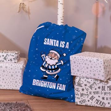 Santa is a Brighton Fan - Santa Sack