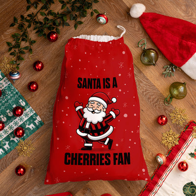 Santa is a Cherries Fan - Bournemouth - Santa Sack