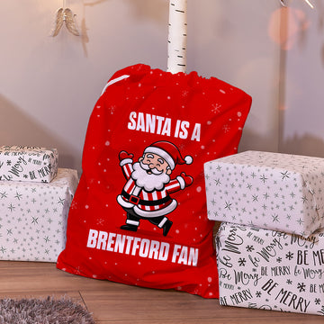 Santa is a Brentford Fan - Santa Sack