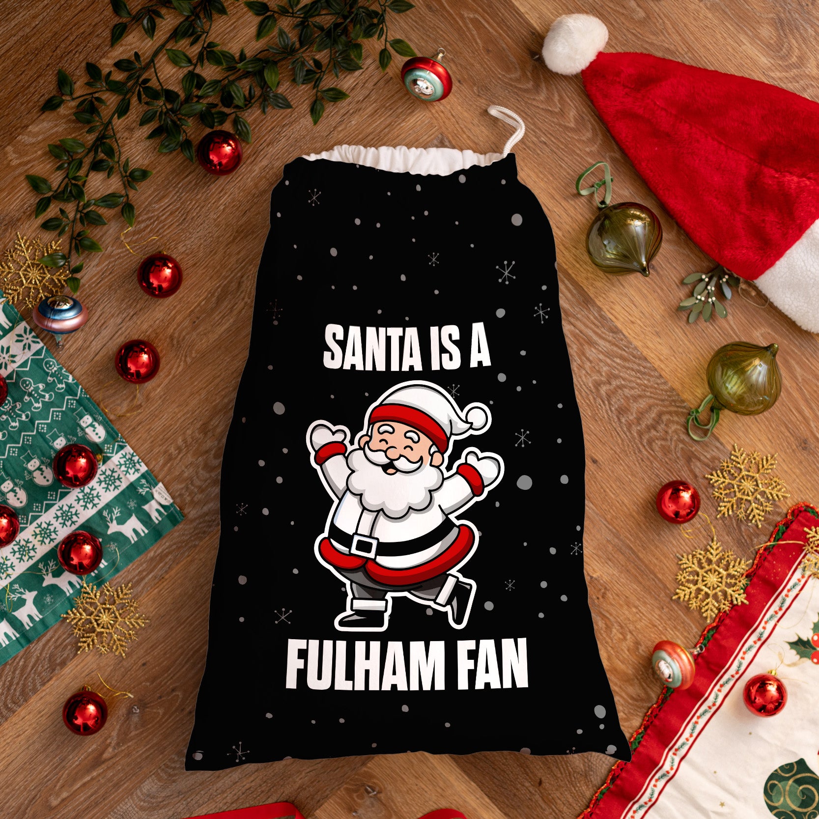 Santa is a Fulham Fan - Santa Sack