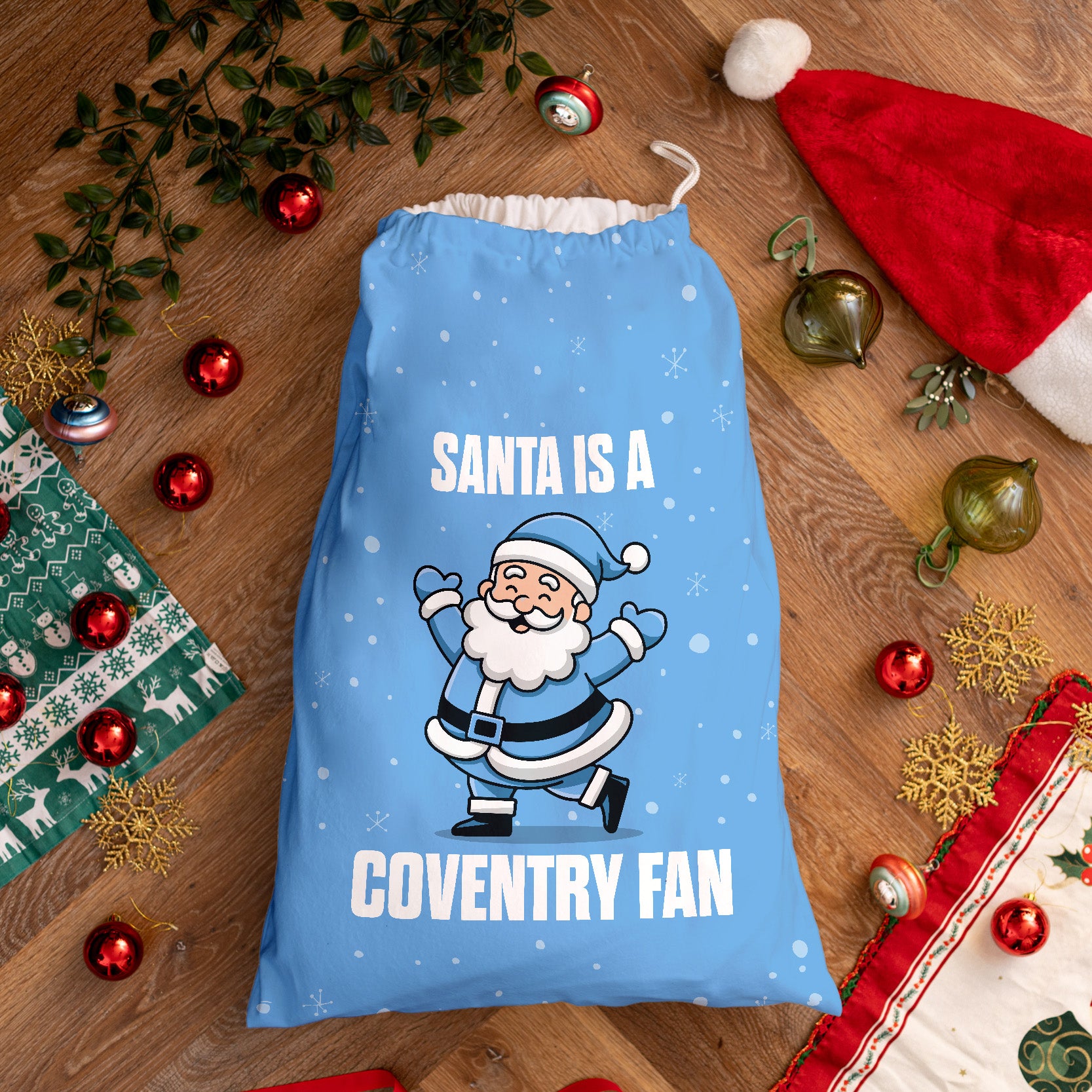 Santa is a Coventry Fan - Santa Sack