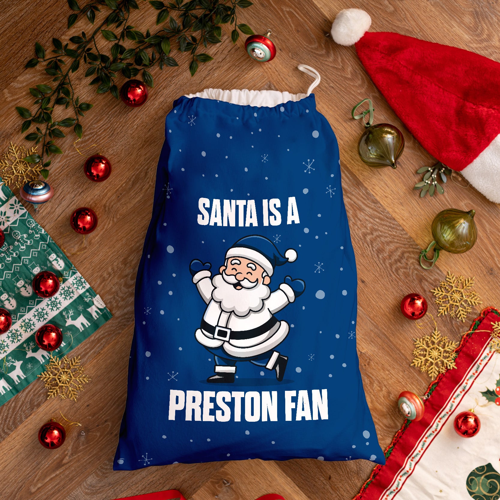 Santa is a Preston Fan - Santa Sack