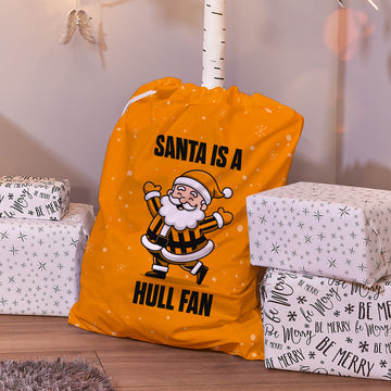 Santa is a Hull Fan - Santa Sack