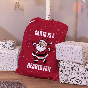 Santa is a Hearts Fan - Santa Sack