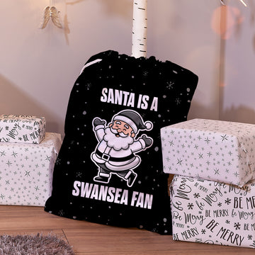 Santa is a Swansea Fan - Santa Sack