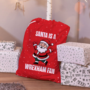 Santa is a Wrexham Fan - Santa Sack