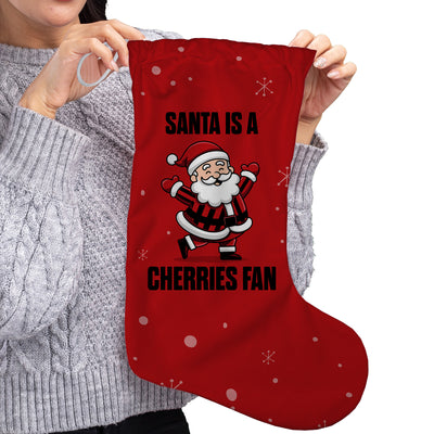Santa is a Cherries Fan - Bournemouth - Christmas Stocking