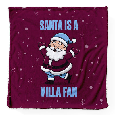 Santa is a Villa Fan - Luxury Fleece Blanket - 2 Sizes