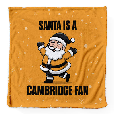 Santa is a Cambridge Fan - Luxury Fleece Blanket - 2 Sizes