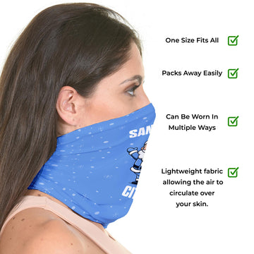 Santa is a City Fan - Manchester Blue - Snood
