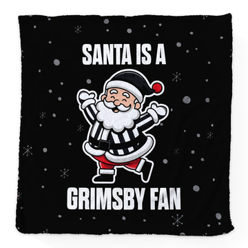 Santa is a Grimsby Fan - Luxury Fleece Blanket