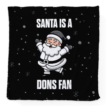 Santa is a Milton Keynes Fan - Luxury Fleece Blanket
