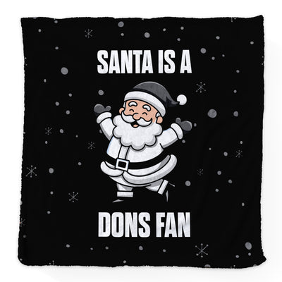 Santa is a Milton Keynes Fan - Luxury Fleece Blanket - 2 Sizes