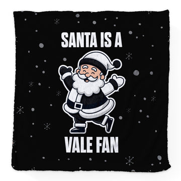Santa is a Port Vale Fan - Luxury Fleece Blanket
