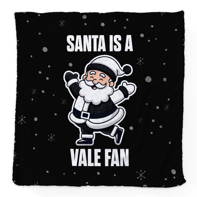 Santa is a Port Vale Fan - Luxury Fleece Blanket - 2 Sizes