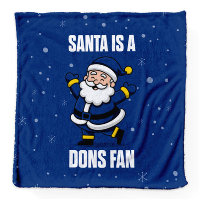 Santa is a Wimbledon Fan - Luxury Fleece Blanket - 2 Sizes