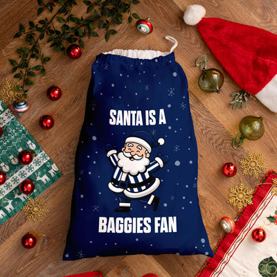 Santa is a Baggies Fan - Santa Sack - West Brom