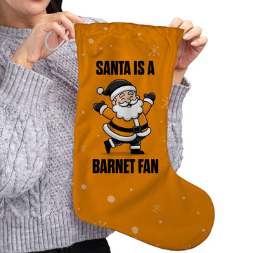 Santa is a Barnet Fan - Christmas Stocking