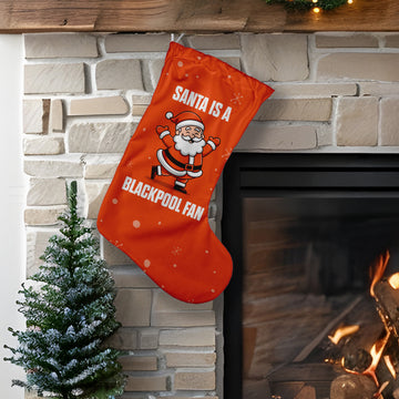 Santa is a Blackpool Fan - Christmas Stocking